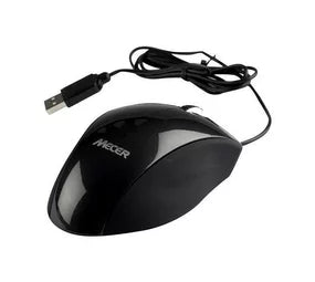 Mecer MM-U03BK USB Optical Wheel Mouse - Black