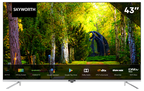 Skyworth 43 Inch Direct LED Backlit Full HD Android Smart TV with Built In Chromecast