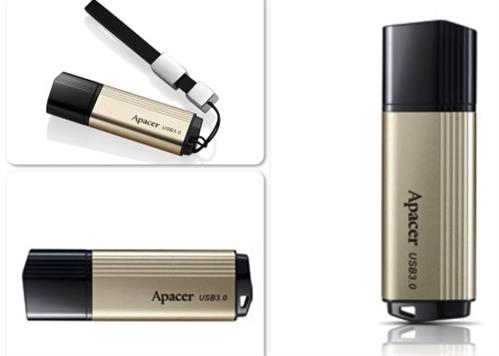 Apacer AH353 (AP16GAH353C-1) 16GB USB 3.0 Flash Drive - Champagne Gold