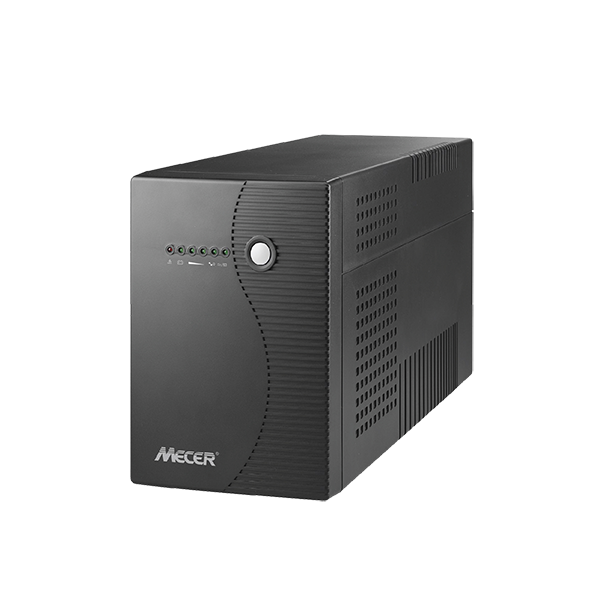 Mecer 850VA Line Interactive UPS (Includes Dedicated Power Cord - Kettle Plug to RED 3 pin)