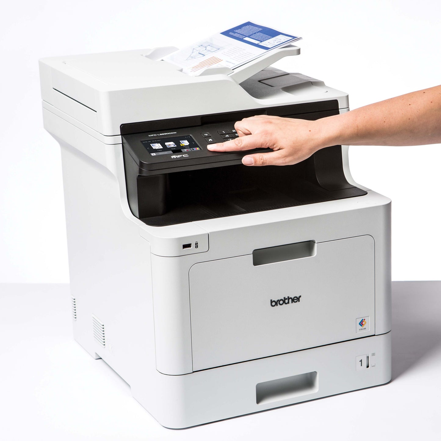 Brother MFC-L8690CDW 4in1 Colour Laser Printer with Wired and WiFi (includes HiLo Surge Protector Kit)