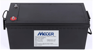 Mecer LiFePO4 12.8V 200Ah Lithium Battery -SOL-B-L-M200