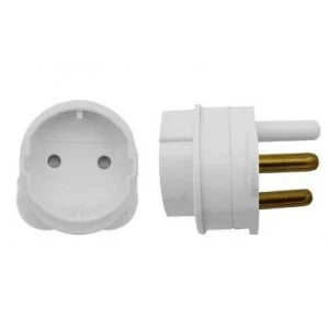 Redisson 5 Piece 3 Pin to Schuko Adapter R-16