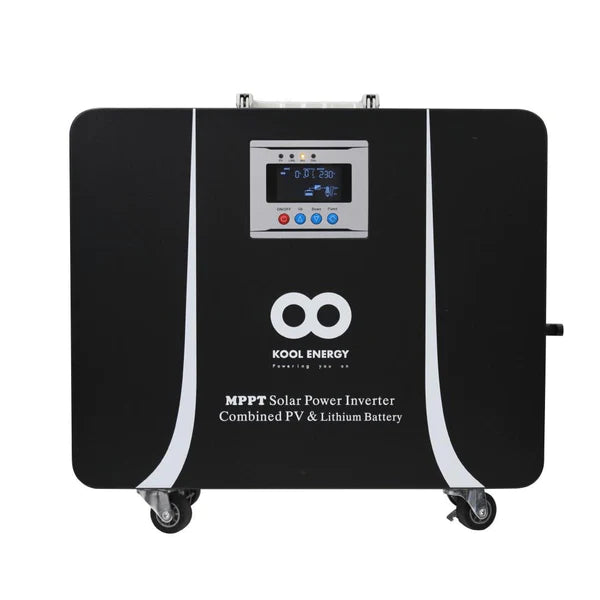 Kool Energy 1kW 25.6V 1x50Ah Lithium Battery Pure Sine Wave Inverter 820W Solar Charge Controller SOL-I-CN-1L