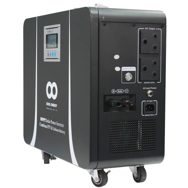 Kool Energy 1kW 25.6V 1x50Ah Lithium Battery Pure Sine Wave Inverter 820W Solar Charge Controller SOL-I-CN-1L