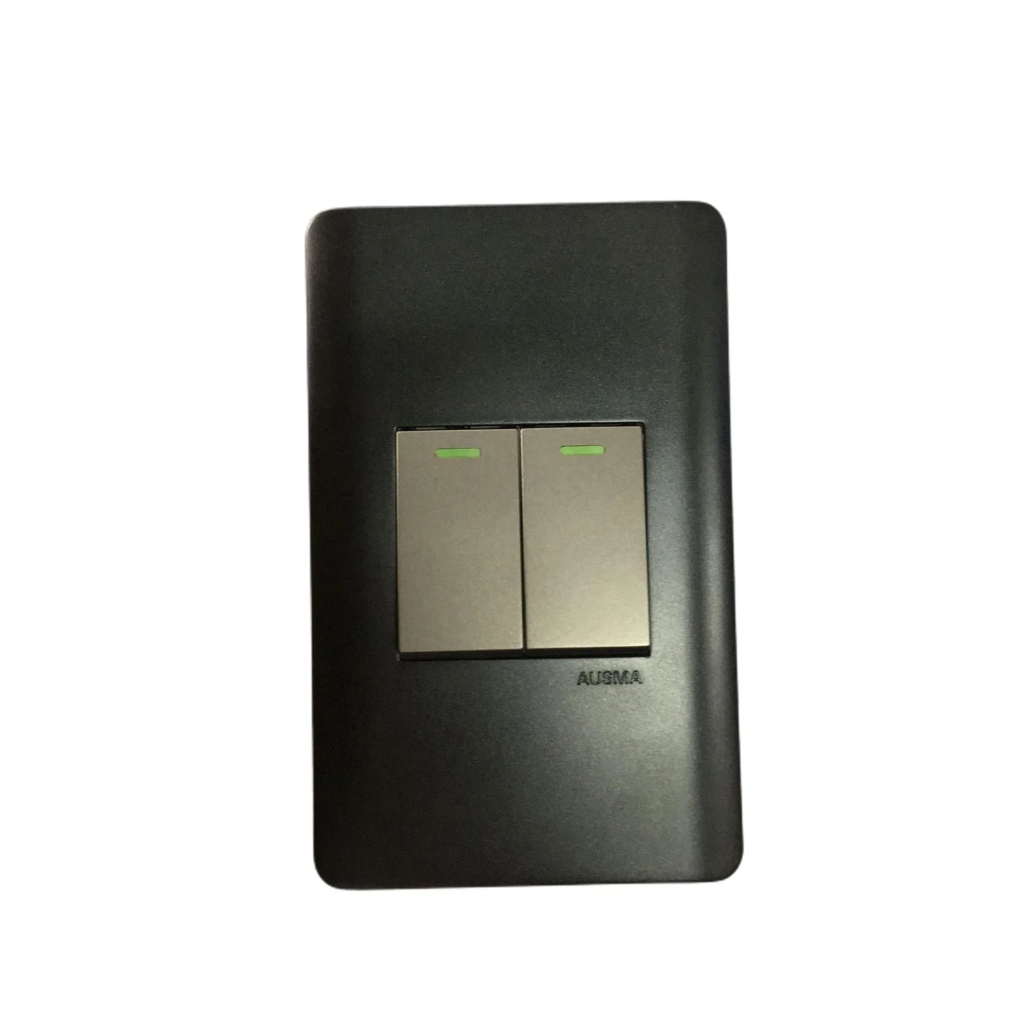 Ausma 2 Lever Switch Lux Range - Black 2x4