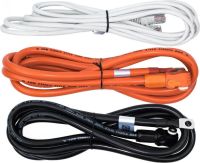 Cable Pack for US2000 / US3000 / UP5000 CAB-PK-PYLON LV for C & B (exc comm. cable) Pylontech Battery to Inverter. 2 x 2m long power cables