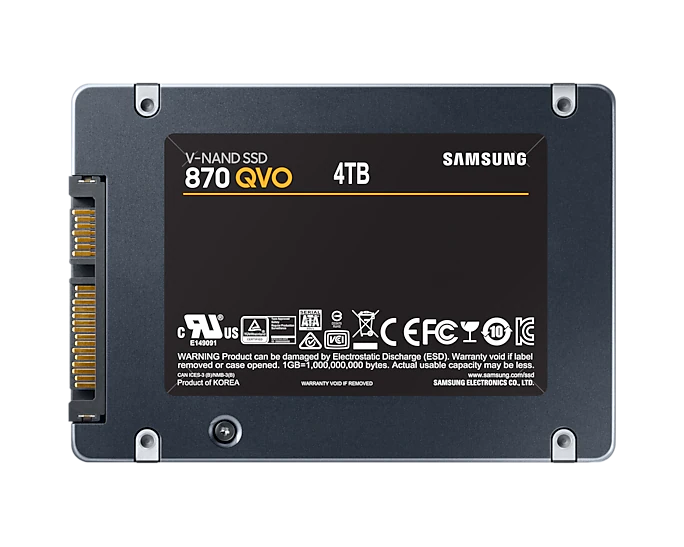 Samsung SSD 870 QVO SATA III 2.5 inch 4 TB