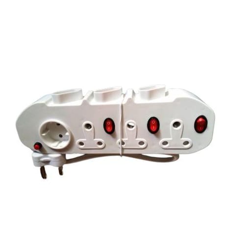 Redisson 7 Way Multiplug with illuminated switches