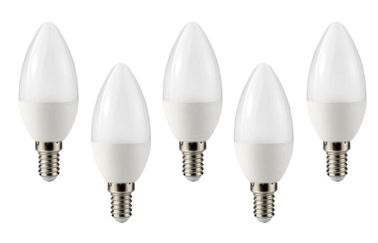 Starlit Bulb Candle Lamp E14 Sylvania - Pack of 5