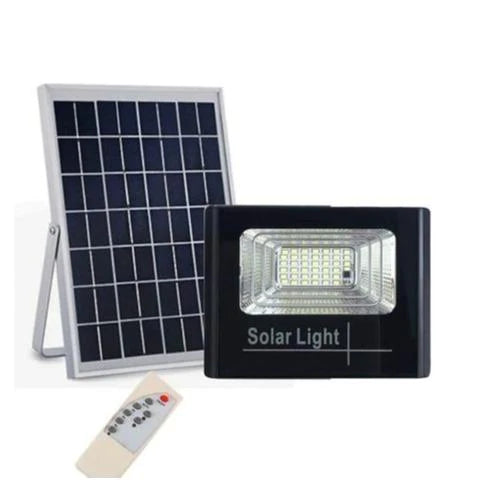 Starlit 100W solar floodlight with panel and remote
