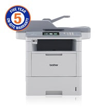 Brother MFC-L6900DW Multifunction Black and White Laser Printer with WiFi (includes HiLo Surge Protector Kit)