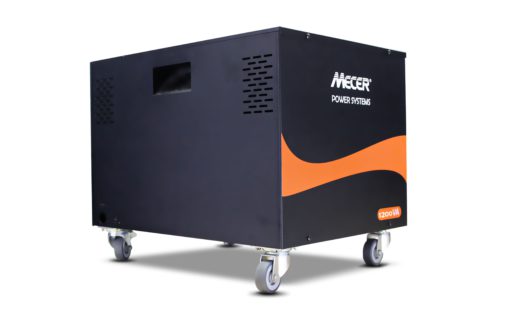 Mecer 1.2KVA 720W Inverter with housing and wheels including 1 x 100Ah 12V battery - BBONE-012S+