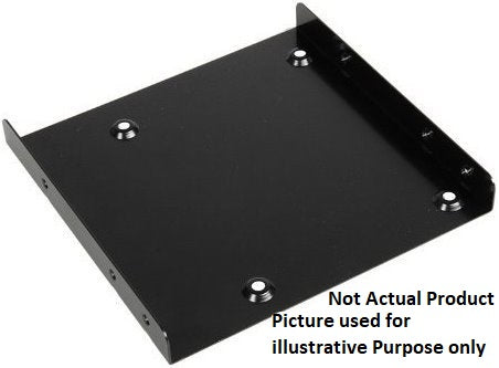 Apacer 2.5 to 3.5" Mounting Bracket - Black w/screws, Retail Box, No Warranty