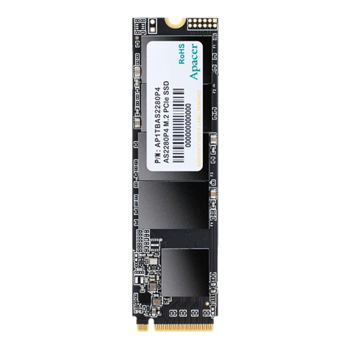 Apacer AS2280P4 256GB M.2 PCIe Gen3 NVMe SSD (Solid State Drive)