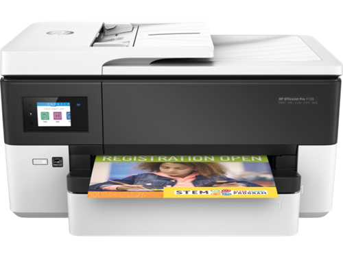 HP Y0S18A OfficeJet Pro 7720 Wide Format All-in-One Print, Scan, Copy and Fax Wi-Fi Colour Inkjet Printer, Retail Box , 1 year Limited Warranty