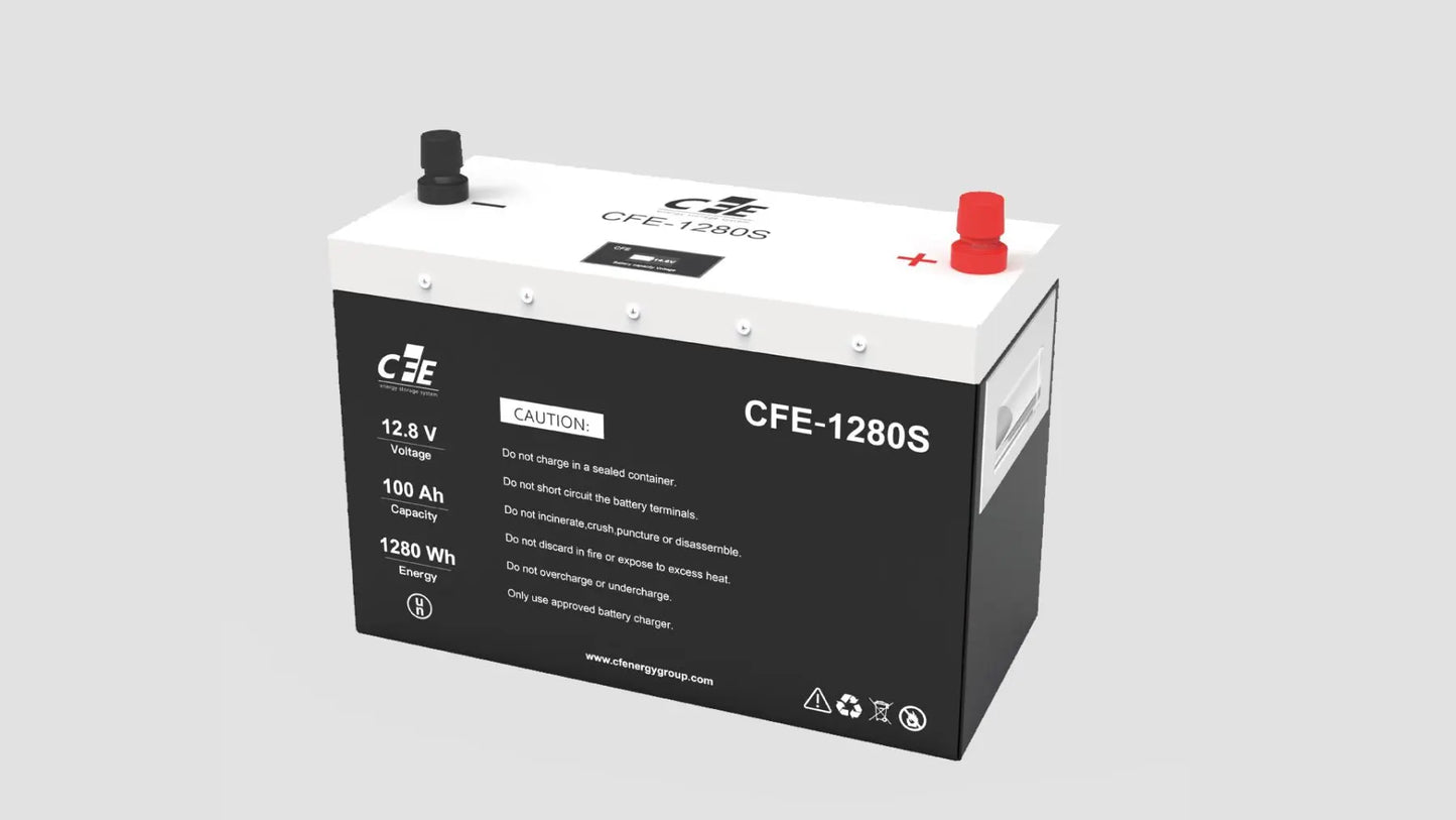 100Ah 12V lithium Battery (SOL-B-L-CFE100-12V)