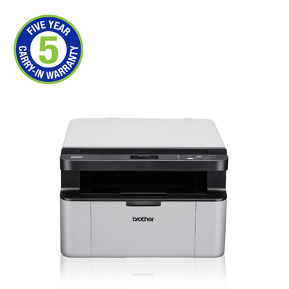 Brother DCP-1610W Multifunction Black and White Laser Printer with WiFi (includes HiLo Surge Protector Kit)